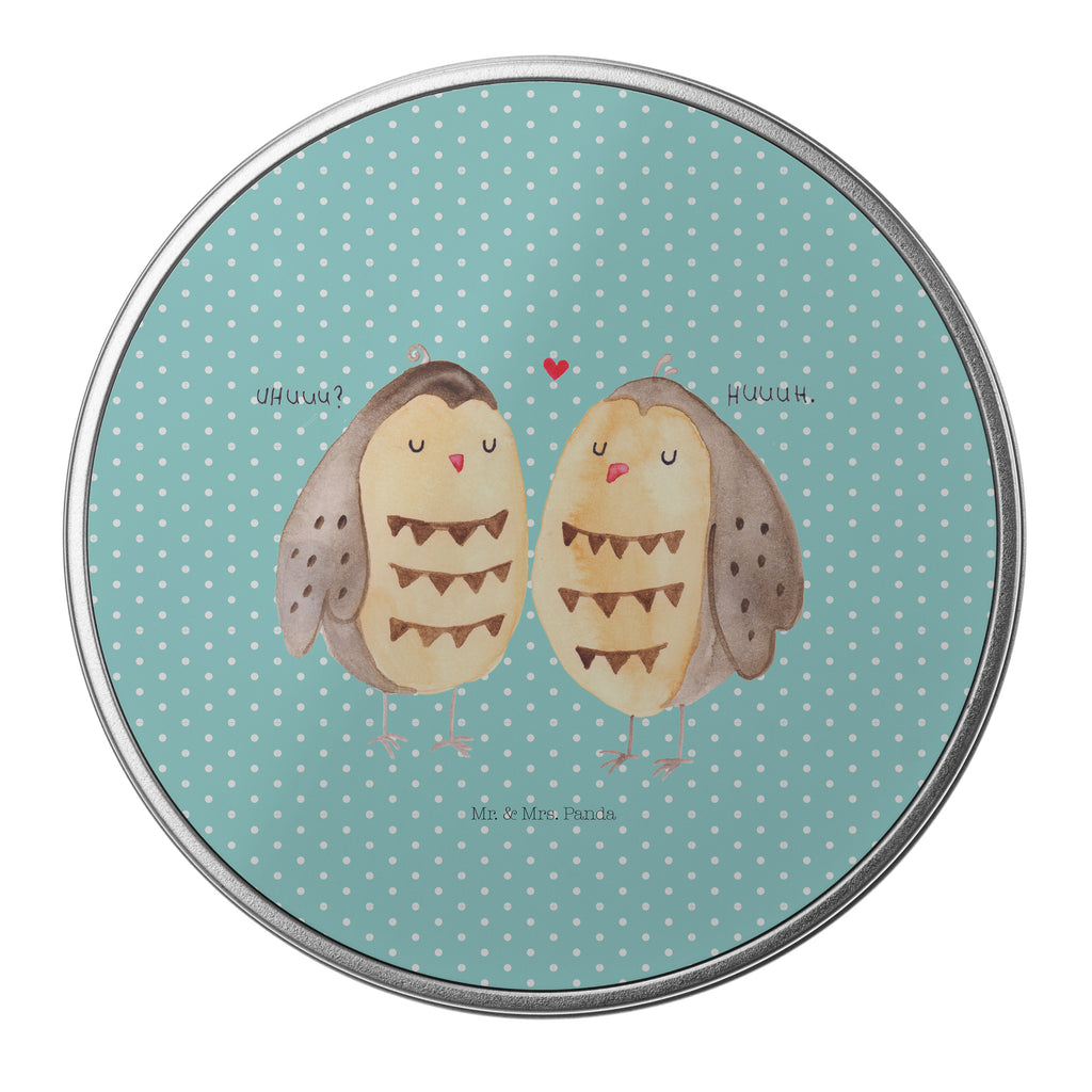 Blechdose rund Eule Liebe Metalldose, Keksdose, Dose, Vorratsdose, Geschenkbox, Eule, Eule Deko, Liebe, Hochzeit Spruch, Owl, All you need is love, Liebe Spruch, Freundin Geschenk, Freund, Wortspiel lustig