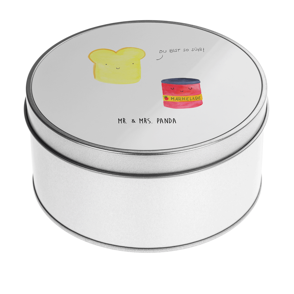 Blechdose rund Toast & Marmelade Metalldose, Keksdose, Dose, Vorratsdose, Geschenkbox, Tiermotive, Gute Laune, lustige Sprüche, Tiere, Toast, Marmelade, Dreamteam, süße Postkarte, süß, Küche Deko, Küche Spruch, Frühstück Einladung, Brot, Toastbrot