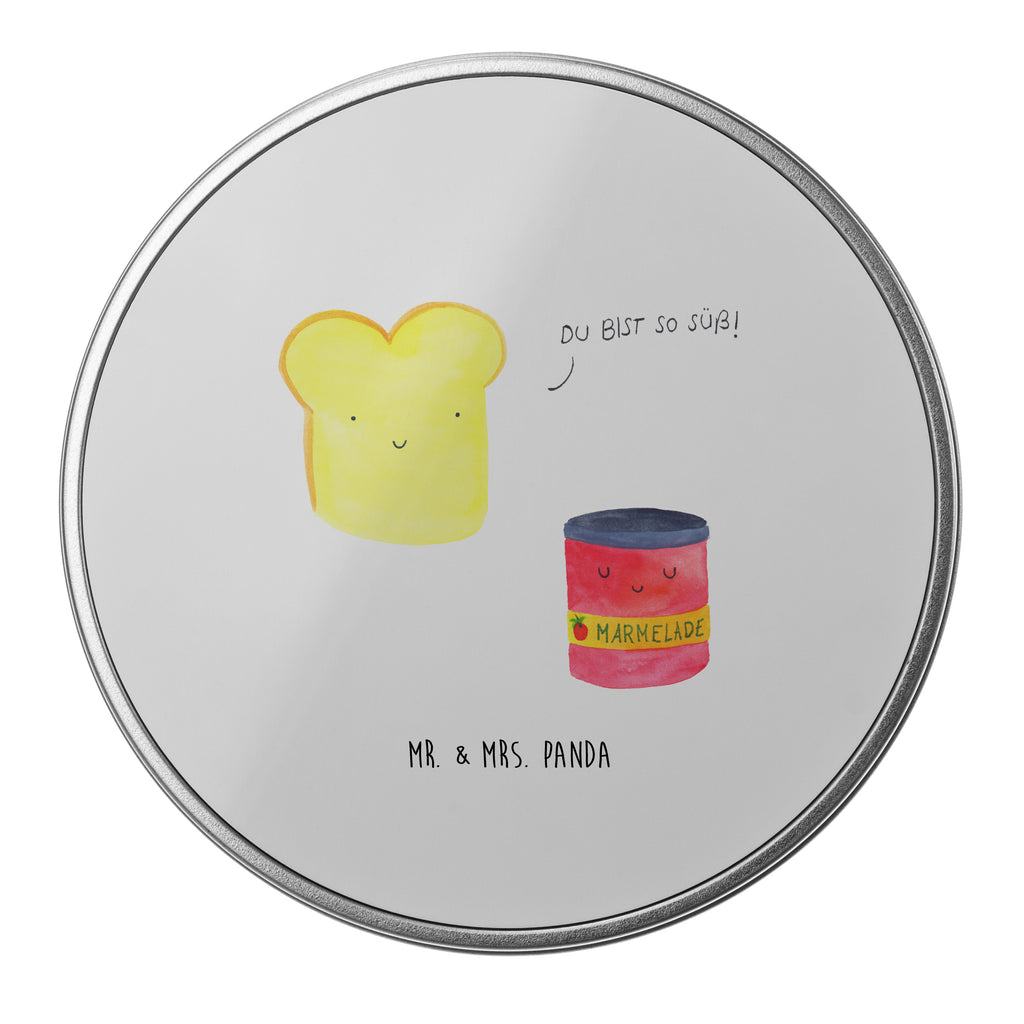 Blechdose rund Toast & Marmelade Metalldose, Keksdose, Dose, Vorratsdose, Geschenkbox, Tiermotive, Gute Laune, lustige Sprüche, Tiere, Toast, Marmelade, Dreamteam, süße Postkarte, süß, Küche Deko, Küche Spruch, Frühstück Einladung, Brot, Toastbrot