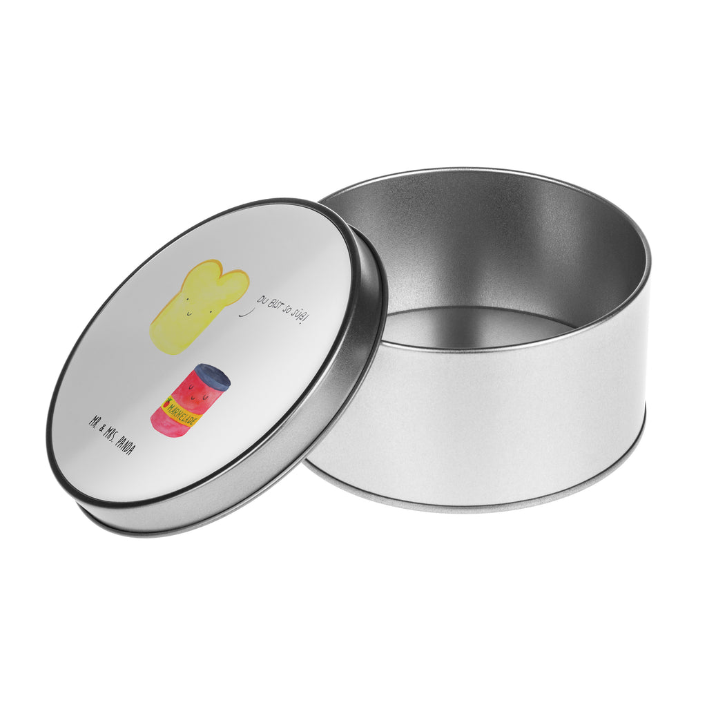 Blechdose rund Toast & Marmelade Metalldose, Keksdose, Dose, Vorratsdose, Geschenkbox, Tiermotive, Gute Laune, lustige Sprüche, Tiere, Toast, Marmelade, Dreamteam, süße Postkarte, süß, Küche Deko, Küche Spruch, Frühstück Einladung, Brot, Toastbrot