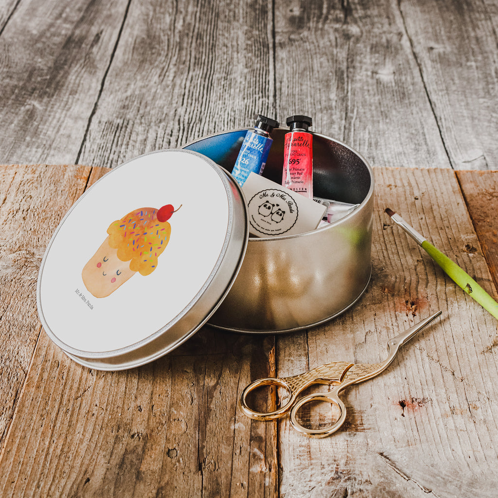Blechdose rund Cupcake Metalldose, Keksdose, Dose, Vorratsdose, Geschenkbox, Tiermotive, Gute Laune, lustige Sprüche, Tiere, Cupcakes, Muffin, Wunder, Küche Deko, Küche Spruch, Backen Geschenk, Geschenk Koch, Motivation Sprüche