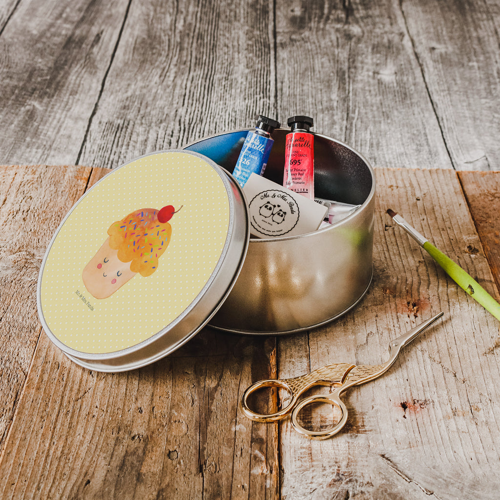Blechdose rund Cupcake Metalldose, Keksdose, Dose, Vorratsdose, Geschenkbox, Tiermotive, Gute Laune, lustige Sprüche, Tiere, Cupcakes, Muffin, Wunder, Küche Deko, Küche Spruch, Backen Geschenk, Geschenk Koch, Motivation Sprüche