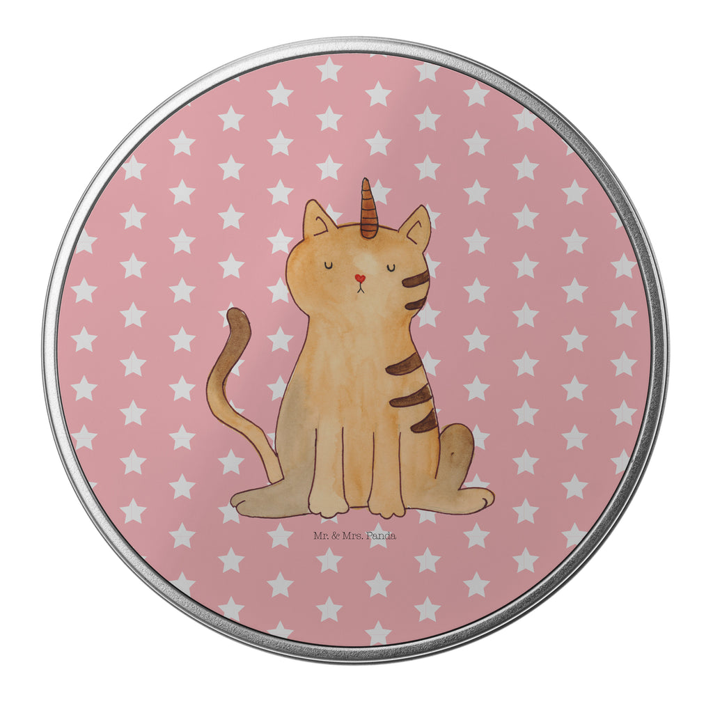 Blechdose rund Einhorn Katze Metalldose, Keksdose, Dose, Vorratsdose, Geschenkbox, Einhorn, Einhörner, Einhorn Deko, Pegasus, Unicorn, Katzer, Mieze, Regenbogen, Glitzer, Einhornpower, Erwachsenwerden, Katze, Katzenhorn, Einhornkatze, Kittyhorn