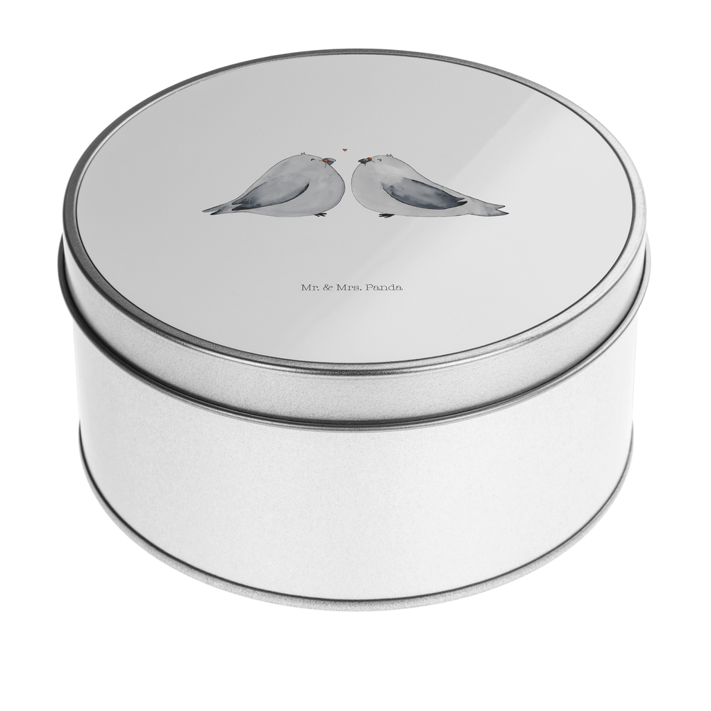 Blechdose rund Turteltauben Liebe Metalldose, Keksdose, Dose, Vorratsdose, Geschenkbox, Liebe, Partner, Freund, Freundin, Ehemann, Ehefrau, Heiraten, Verlobung, Heiratsantrag, Liebesgeschenk, Jahrestag, Hocheitstag, Turteltauben, Turteltäubchen, Tauben, Verliebt, Verlobt, Verheiratet, Geschenk Freundin, Geschenk Freund, Liebesbeweis, Hochzeitstag, Geschenk Hochzeit