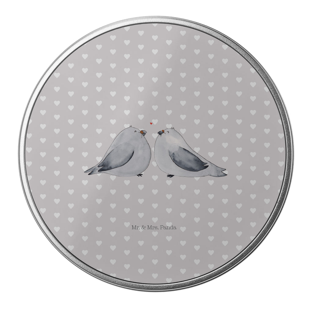 Blechdose rund Turteltauben Liebe Metalldose, Keksdose, Dose, Vorratsdose, Geschenkbox, Liebe, Partner, Freund, Freundin, Ehemann, Ehefrau, Heiraten, Verlobung, Heiratsantrag, Liebesgeschenk, Jahrestag, Hocheitstag, Turteltauben, Turteltäubchen, Tauben, Verliebt, Verlobt, Verheiratet, Geschenk Freundin, Geschenk Freund, Liebesbeweis, Hochzeitstag, Geschenk Hochzeit
