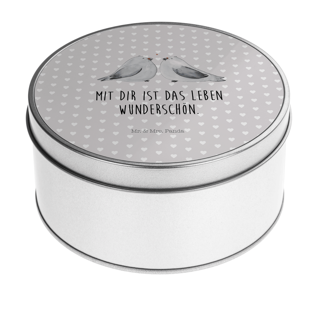 Blechdose rund Turteltauben Liebe Metalldose, Keksdose, Dose, Vorratsdose, Geschenkbox, Liebe, Partner, Freund, Freundin, Ehemann, Ehefrau, Heiraten, Verlobung, Heiratsantrag, Liebesgeschenk, Jahrestag, Hocheitstag, Turteltauben, Turteltäubchen, Tauben, Verliebt, Verlobt, Verheiratet, Geschenk Freundin, Geschenk Freund, Liebesbeweis, Hochzeitstag, Geschenk Hochzeit