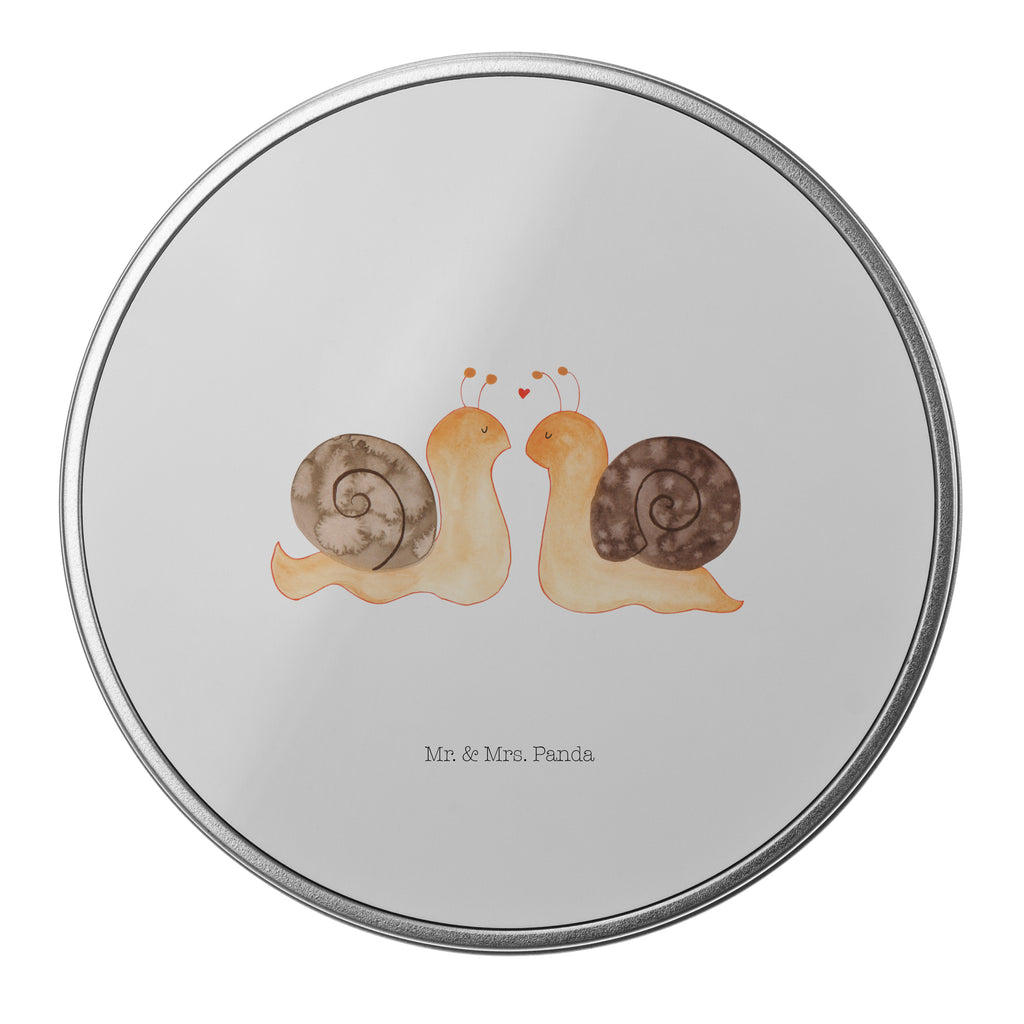Blechdose rund Schnecken Liebe Metalldose, Keksdose, Dose, Vorratsdose, Geschenkbox, Liebe, Partner, Freund, Freundin, Ehemann, Ehefrau, Heiraten, Verlobung, Heiratsantrag, Liebesgeschenk, Jahrestag, Hocheitstag
