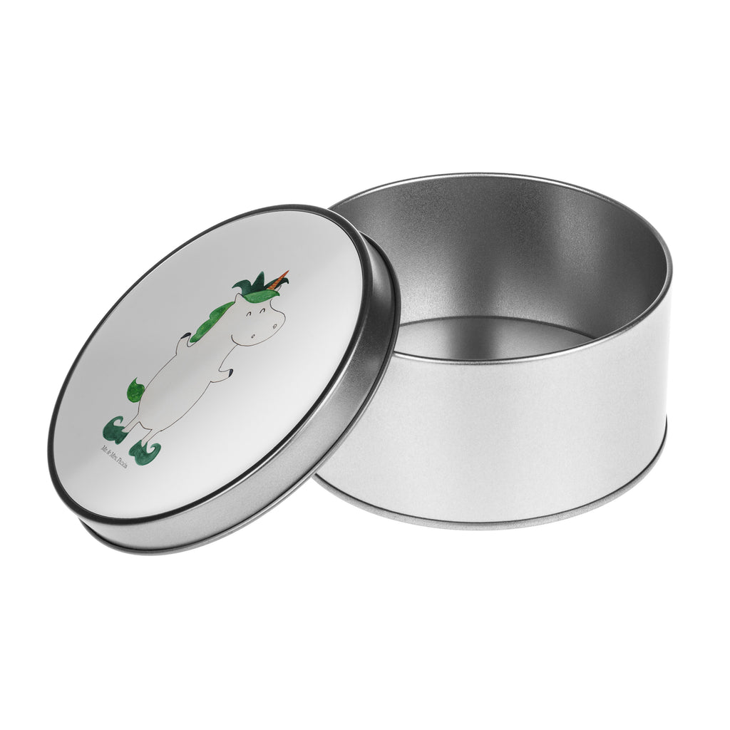 Blechdose rund Einhorn Joker Metalldose, Keksdose, Dose, Vorratsdose, Geschenkbox, Einhorn, Einhörner, Einhorn Deko, Pegasus, Unicorn, Hofnarr, Kasper, Gaukler, Mittelalter