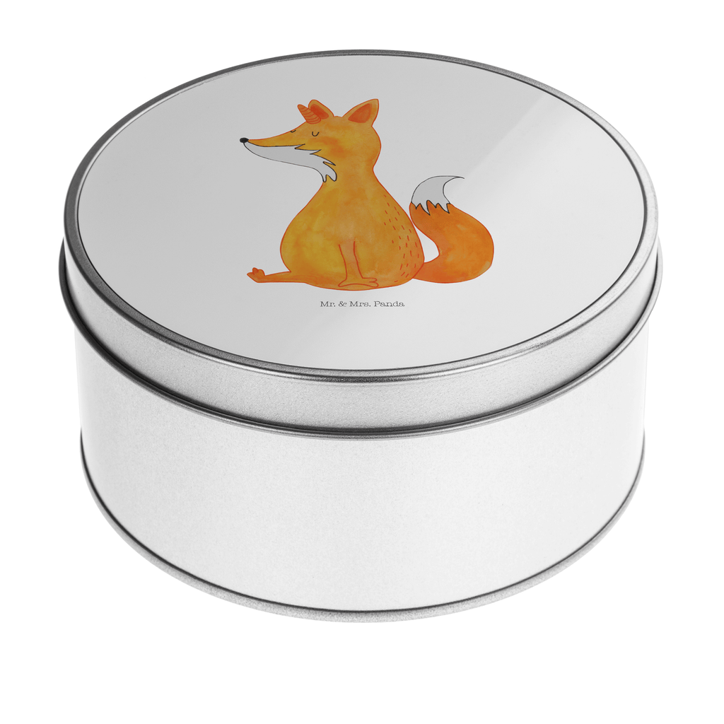 Blechdose rund Fuchshörnchen Metalldose, Keksdose, Dose, Vorratsdose, Geschenkbox, Einhorn, Einhörner, Einhorn Deko, Pegasus, Unicorn, Fuchs, Unicorns, Fuchshörnchen, Fuchshorn, Foxycorn, Füchse