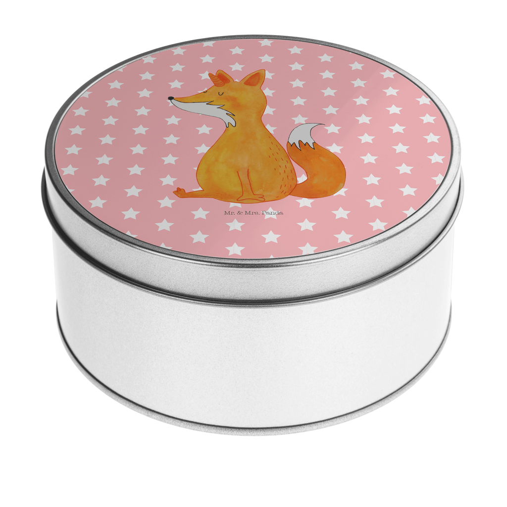 Blechdose rund Fuchshörnchen Metalldose, Keksdose, Dose, Vorratsdose, Geschenkbox, Einhorn, Einhörner, Einhorn Deko, Pegasus, Unicorn, Fuchs, Unicorns, Fuchshörnchen, Fuchshorn, Foxycorn, Füchse