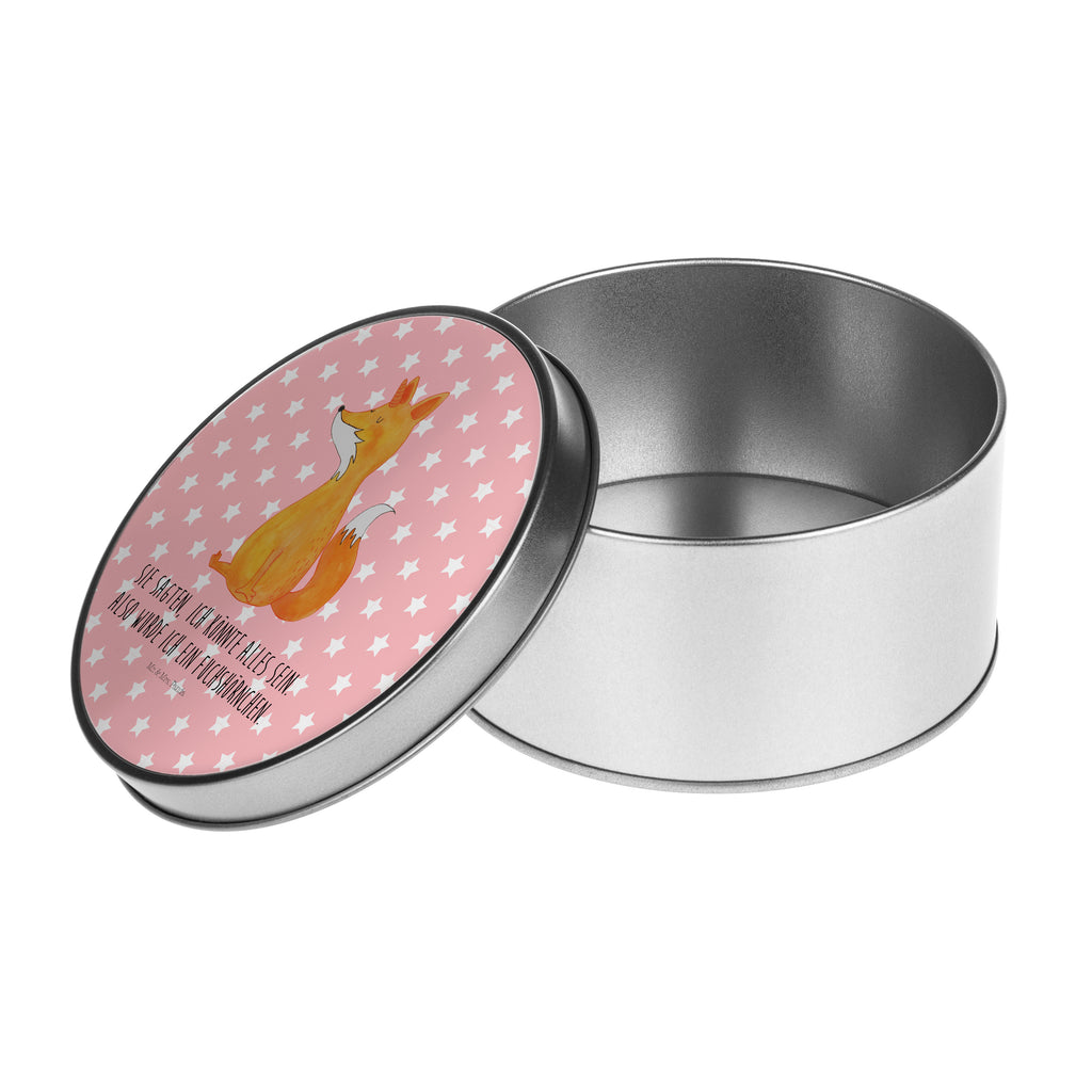 Blechdose rund Fuchshörnchen Metalldose, Keksdose, Dose, Vorratsdose, Geschenkbox, Einhorn, Einhörner, Einhorn Deko, Pegasus, Unicorn, Fuchs, Unicorns, Fuchshörnchen, Fuchshorn, Foxycorn, Füchse