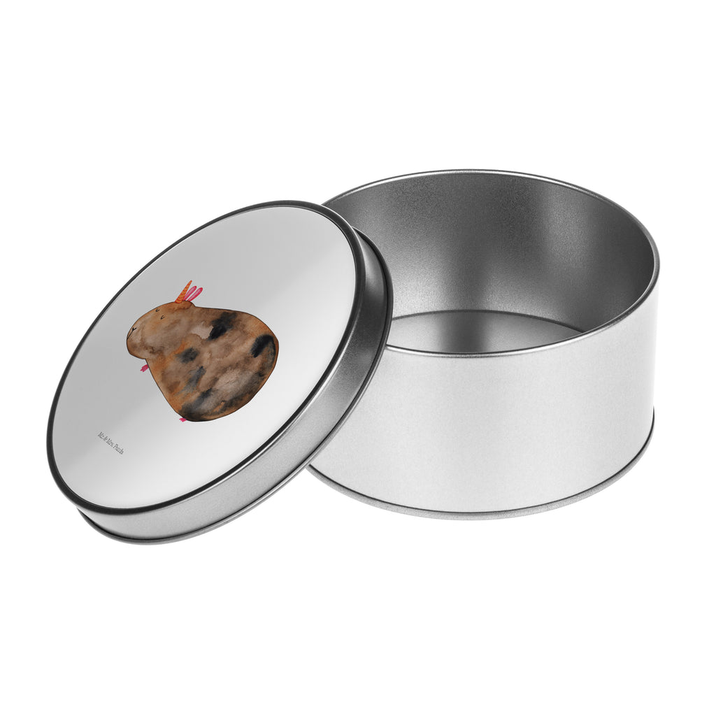 Blechdose rund Meerhörnchen Metalldose, Keksdose, Dose, Vorratsdose, Geschenkbox, Einhorn, Einhörner, Einhorn Deko, Pegasus, Unicorn, Meerhörnchen, Meericorn, Meerschwein, Meerschweinchen