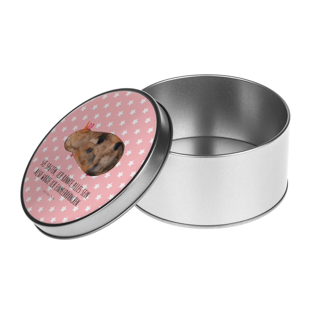 Blechdose rund Meerhörnchen Metalldose, Keksdose, Dose, Vorratsdose, Geschenkbox, Einhorn, Einhörner, Einhorn Deko, Pegasus, Unicorn, Meerhörnchen, Meericorn, Meerschwein, Meerschweinchen