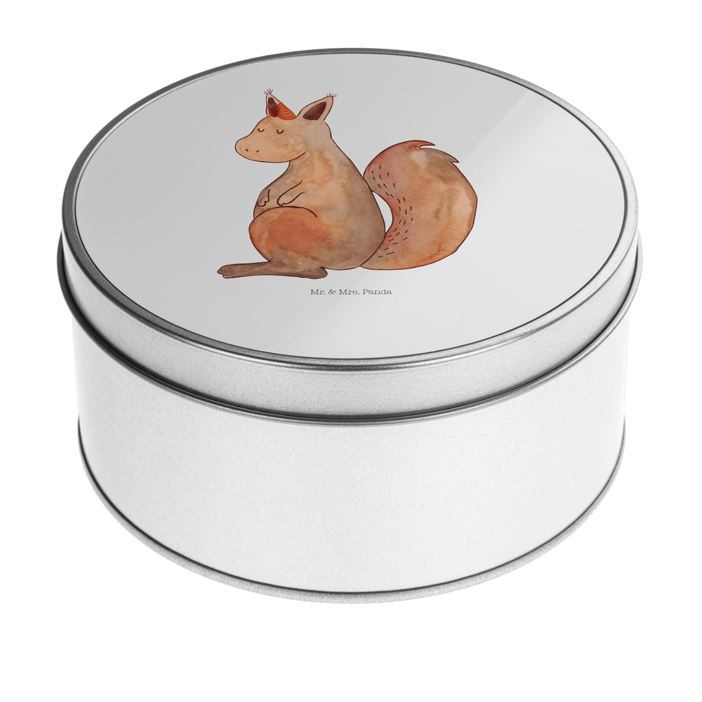 Blechdose rund Einhörnchen Glaube Metalldose, Keksdose, Dose, Vorratsdose, Geschenkbox, Einhorn, Einhörner, Einhorn Deko, Pegasus, Unicorn, Einhörnchen, Eichhörnchen, Eichhorn