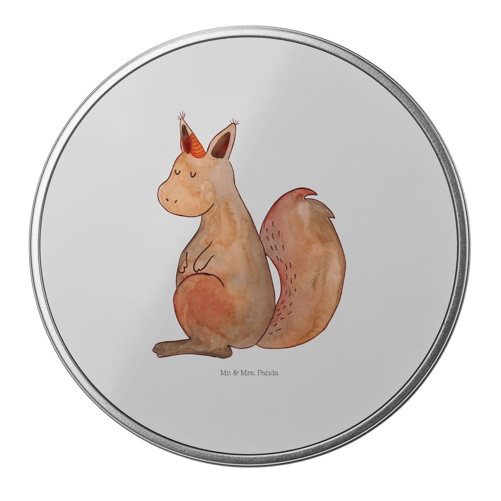 Blechdose rund Einhörnchen Glaube Metalldose, Keksdose, Dose, Vorratsdose, Geschenkbox, Einhorn, Einhörner, Einhorn Deko, Pegasus, Unicorn, Einhörnchen, Eichhörnchen, Eichhorn