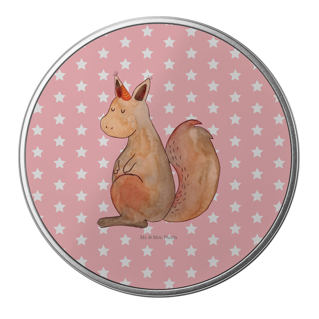 Blechdose rund Einhörnchen Glaube Metalldose, Keksdose, Dose, Vorratsdose, Geschenkbox, Einhorn, Einhörner, Einhorn Deko, Pegasus, Unicorn, Einhörnchen, Eichhörnchen, Eichhorn