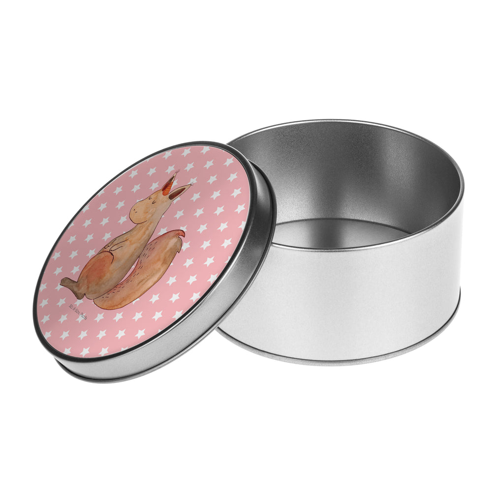 Blechdose rund Einhörnchen Glaube Metalldose, Keksdose, Dose, Vorratsdose, Geschenkbox, Einhorn, Einhörner, Einhorn Deko, Pegasus, Unicorn, Einhörnchen, Eichhörnchen, Eichhorn