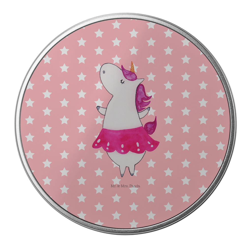 Blechdose rund Einhorn Ballerina Metalldose, Keksdose, Dose, Vorratsdose, Geschenkbox, Einhorn, Einhörner, Einhorn Deko, Pegasus, Unicorn, Tanzen, Ballerina, Party, Wohnung, Spaß, Feiern, Geburtstag, Tänzerin, Lebenslust, Lebensfreude