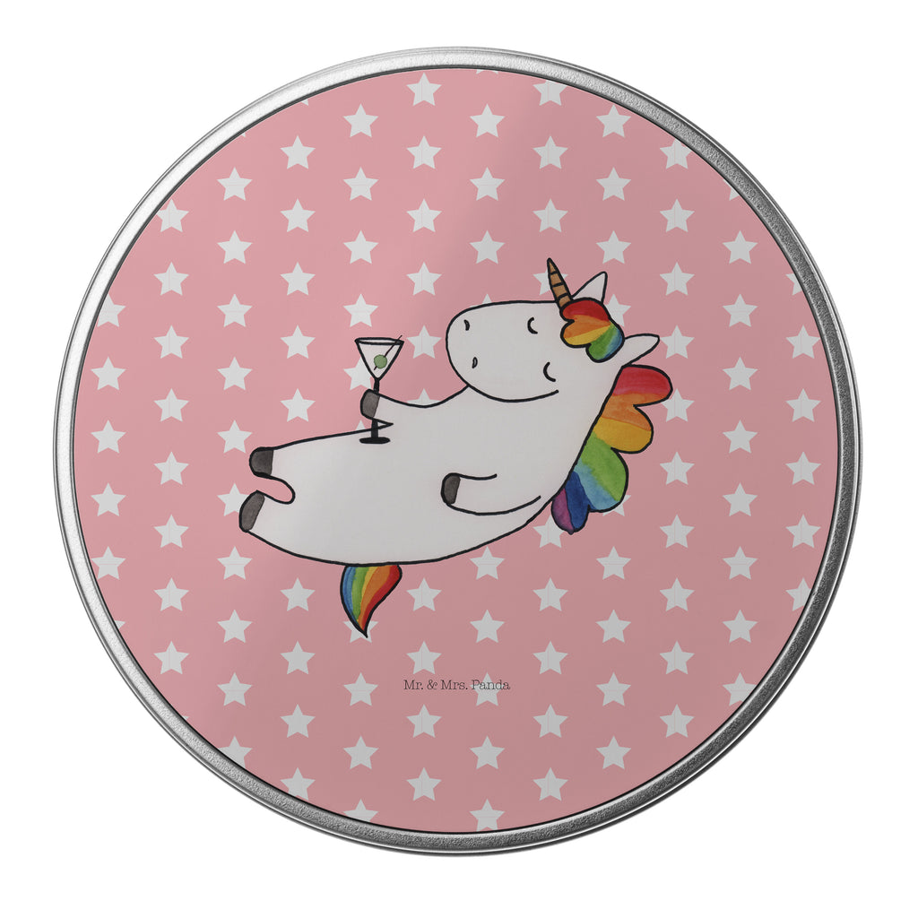 Blechdose rund Einhorn Cocktail Metalldose, Keksdose, Dose, Vorratsdose, Geschenkbox, Einhorn, Einhörner, Einhorn Deko, Pegasus, Unicorn, Party, Spaß, Feiern, Caipirinha, Rum, Cuba Libre, Sekt, Freundin, Geburtstag, lustig, witzig, Spruch, Glitzer