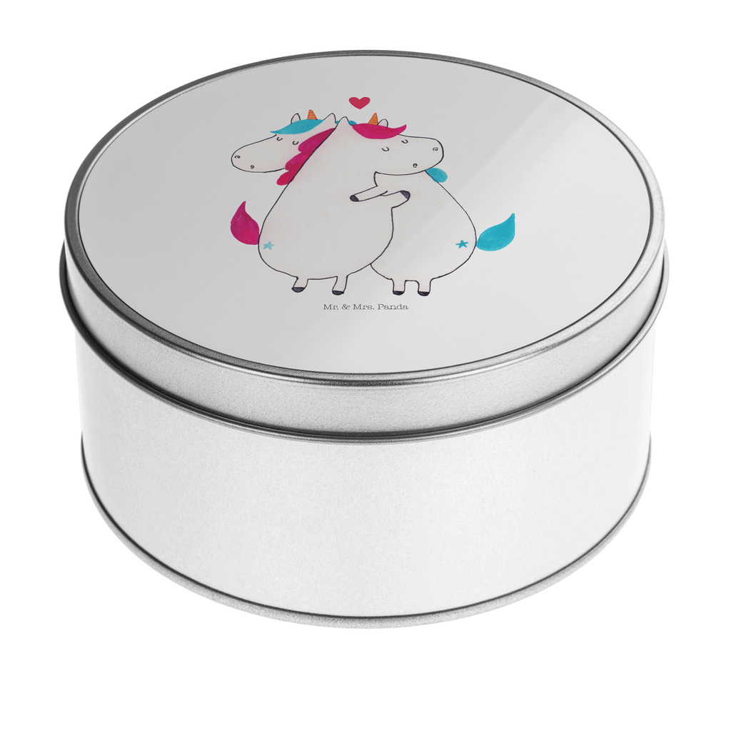 Blechdose rund Einhorn Mitteilung Metalldose, Keksdose, Dose, Vorratsdose, Geschenkbox, Einhorn, Einhörner, Einhorn Deko, Pegasus, Unicorn, Valentinstag, Valentine, Liebe, Geschenk, Partner, Ehe, lustig, witzig, Spruch