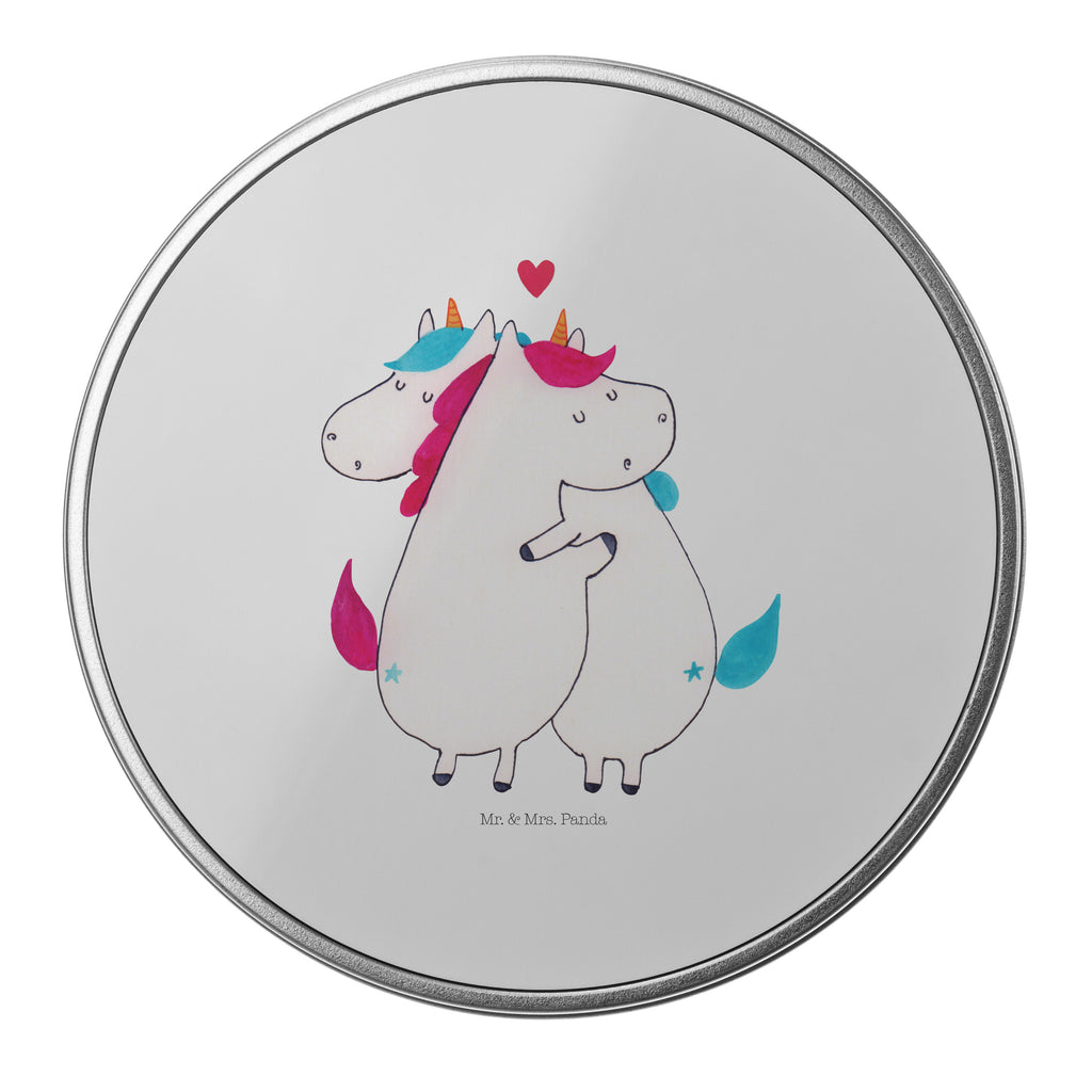 Blechdose rund Einhorn Mitteilung Metalldose, Keksdose, Dose, Vorratsdose, Geschenkbox, Einhorn, Einhörner, Einhorn Deko, Pegasus, Unicorn, Valentinstag, Valentine, Liebe, Geschenk, Partner, Ehe, lustig, witzig, Spruch