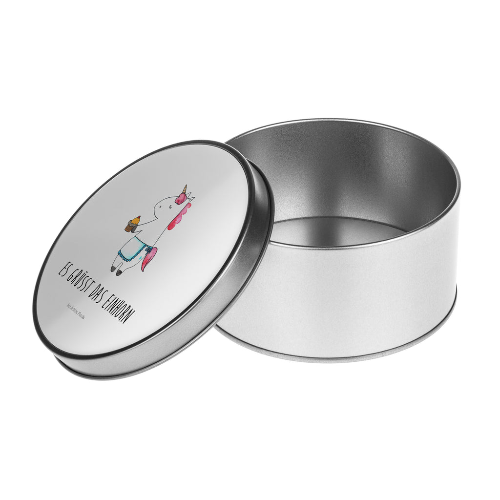 Blechdose rund Einhorn Muffin Metalldose, Keksdose, Dose, Vorratsdose, Geschenkbox, Einhorn, Einhörner, Einhorn Deko, Pegasus, Unicorn, Geburtstag, Backen, Muffin, Kekse, Geburtstagsgrüße, Glückwünsche, Liebesgrüße, Grüße