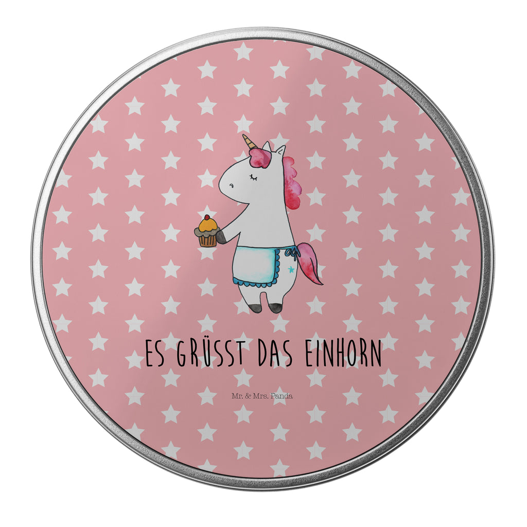 Blechdose rund Einhorn Muffin Metalldose, Keksdose, Dose, Vorratsdose, Geschenkbox, Einhorn, Einhörner, Einhorn Deko, Pegasus, Unicorn, Geburtstag, Backen, Muffin, Kekse, Geburtstagsgrüße, Glückwünsche, Liebesgrüße, Grüße