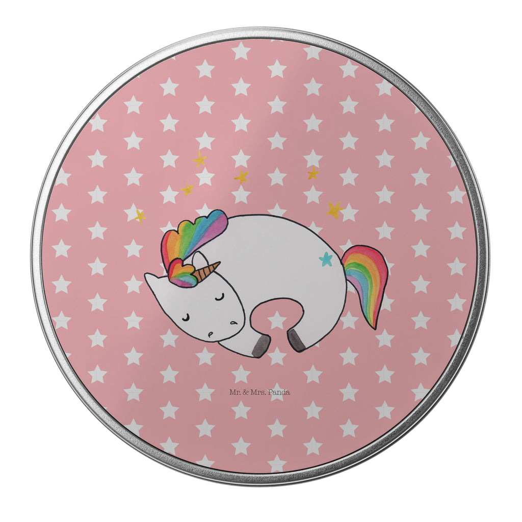 Blechdose rund Einhorn Nacht Metalldose, Keksdose, Dose, Vorratsdose, Geschenkbox, Einhorn, Einhörner, Einhorn Deko, Pegasus, Unicorn, Träume, Traum, unicorn, Realität, Menschen, Geschenk, Ruhe, Freundin
