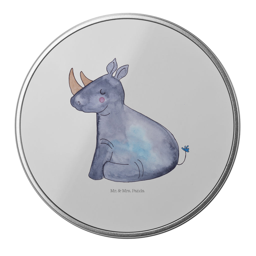 Blechdose rund Einhorn Nashorn Metalldose, Keksdose, Dose, Vorratsdose, Geschenkbox, Einhorn, Einhörner, Einhorn Deko, Pegasus, Unicorn, Regenbogen, witzig, lustig, Zoo, Glitzer, Einhornpower, Erwachsenwerden, Nashorn, Nashörner