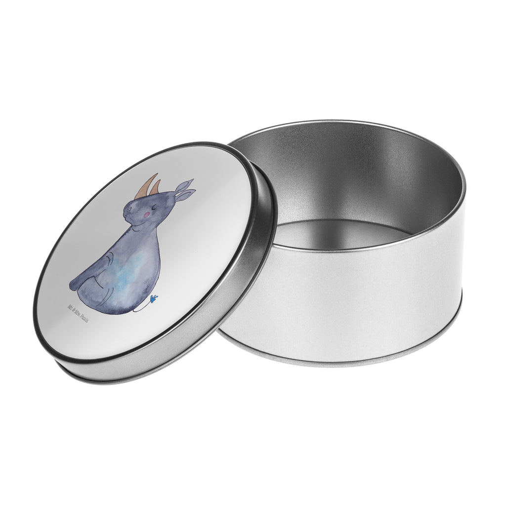 Blechdose rund Einhorn Nashorn Metalldose, Keksdose, Dose, Vorratsdose, Geschenkbox, Einhorn, Einhörner, Einhorn Deko, Pegasus, Unicorn, Regenbogen, witzig, lustig, Zoo, Glitzer, Einhornpower, Erwachsenwerden, Nashorn, Nashörner