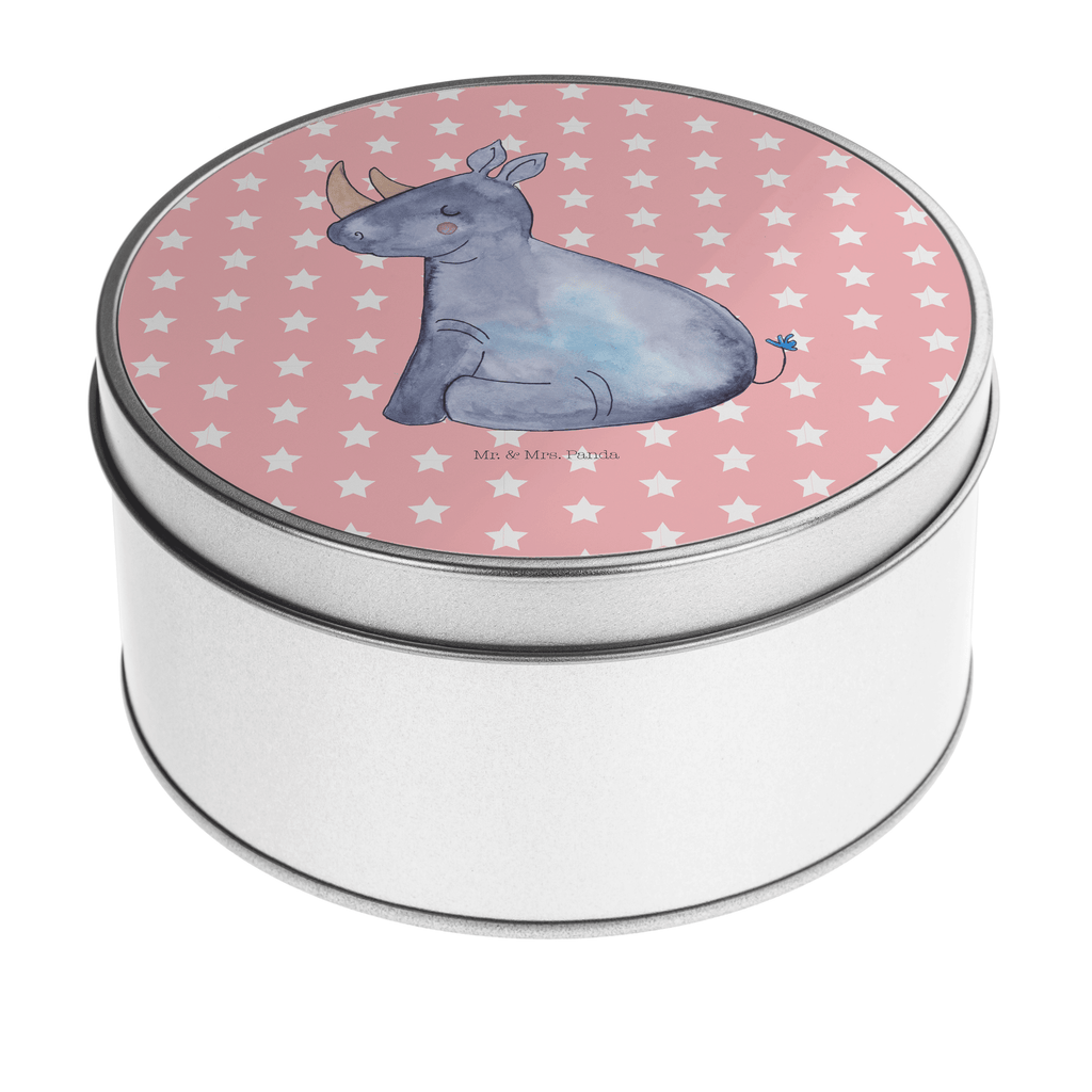 Blechdose rund Einhorn Nashorn Metalldose, Keksdose, Dose, Vorratsdose, Geschenkbox, Einhorn, Einhörner, Einhorn Deko, Pegasus, Unicorn, Regenbogen, witzig, lustig, Zoo, Glitzer, Einhornpower, Erwachsenwerden, Nashorn, Nashörner