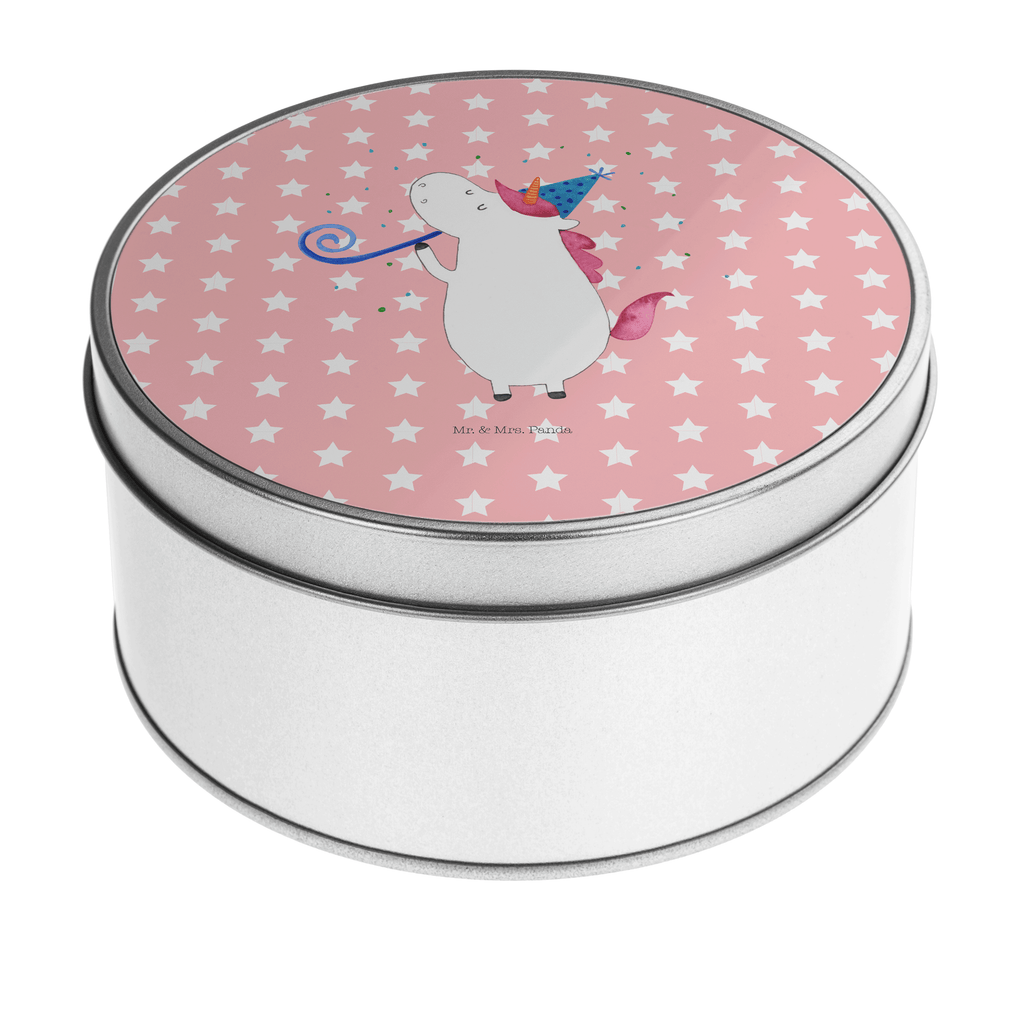 Blechdose rund Einhorn Party Metalldose, Keksdose, Dose, Vorratsdose, Geschenkbox, Einhorn, Einhörner, Einhorn Deko, Pegasus, Unicorn, Glitzer, Konfetti, Party, Geburtstag, Feier, Fest, Alkohol, Disco, Club