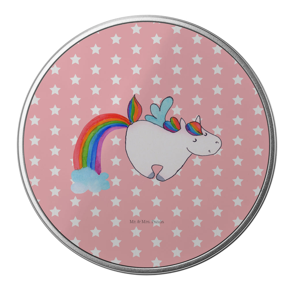 Blechdose rund Einhorn Pegasus Metalldose, Keksdose, Dose, Vorratsdose, Geschenkbox, Einhorn, Einhörner, Einhorn Deko, Pegasus, Unicorn, Regenbogen, Spielen, Realität, Glitzer, Erwachsenwerden