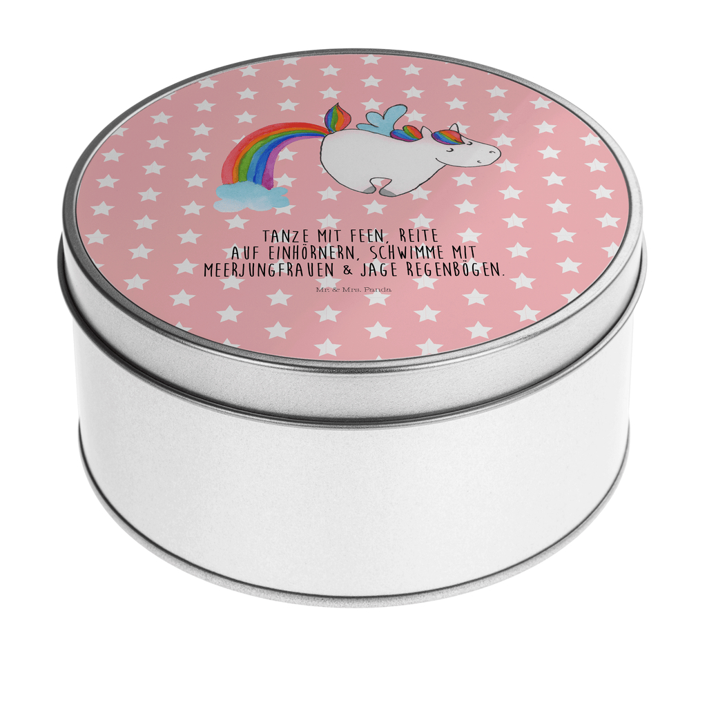 Blechdose rund Einhorn Pegasus Metalldose, Keksdose, Dose, Vorratsdose, Geschenkbox, Einhorn, Einhörner, Einhorn Deko, Pegasus, Unicorn, Regenbogen, Spielen, Realität, Glitzer, Erwachsenwerden
