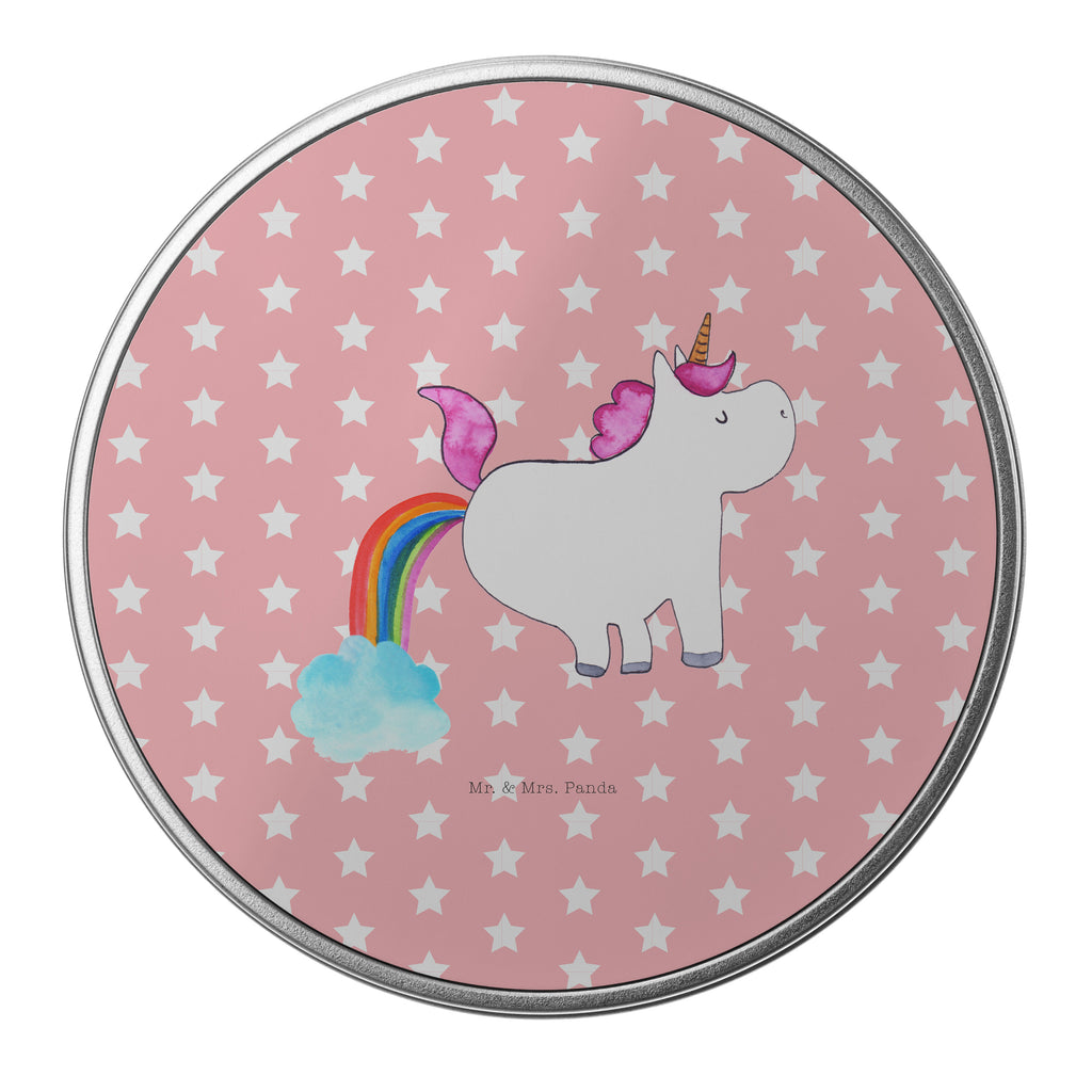 Blechdose rund Einhorn Pupsend Metalldose, Keksdose, Dose, Vorratsdose, Geschenkbox, Einhorn, Einhörner, Einhorn Deko, Pegasus, Unicorn, Pups, Regenbogen, Glitzer, Einhornpower, Erwachsenwerden, Spaß, lustig, Freundin