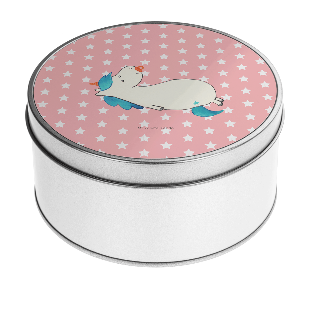 Blechdose rund Einhorn Schnullie Metalldose, Keksdose, Dose, Vorratsdose, Geschenkbox, Einhorn, Einhörner, Einhorn Deko, Pegasus, Unicorn, Baby, Kleinkind, Geburt, Geburtstag, Säugling, Schnuller, Geschenk Geburt, Mutter, Mama