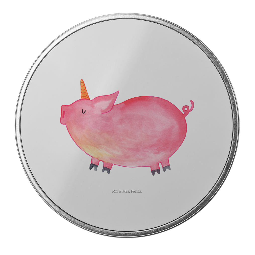 Blechdose rund Einhorn Schweinhorn Metalldose, Keksdose, Dose, Vorratsdose, Geschenkbox, Einhorn, Einhörner, Einhorn Deko, Pegasus, Unicorn, Party, Spaß, Schwein, Schweinhorn, Bauer, witzig. lustig, Spruch, geschenk, Pig, Piggy, funny, english, englisch