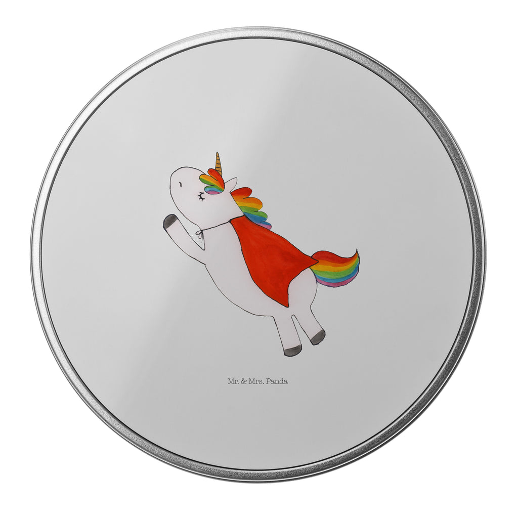 Blechdose rund Einhorn Super Metalldose, Keksdose, Dose, Vorratsdose, Geschenkbox, Einhorn, Einhörner, Einhorn Deko, Pegasus, Unicorn, Traummann, Superheld, Held, Freundin, Geschenk, Girl, Mädchen