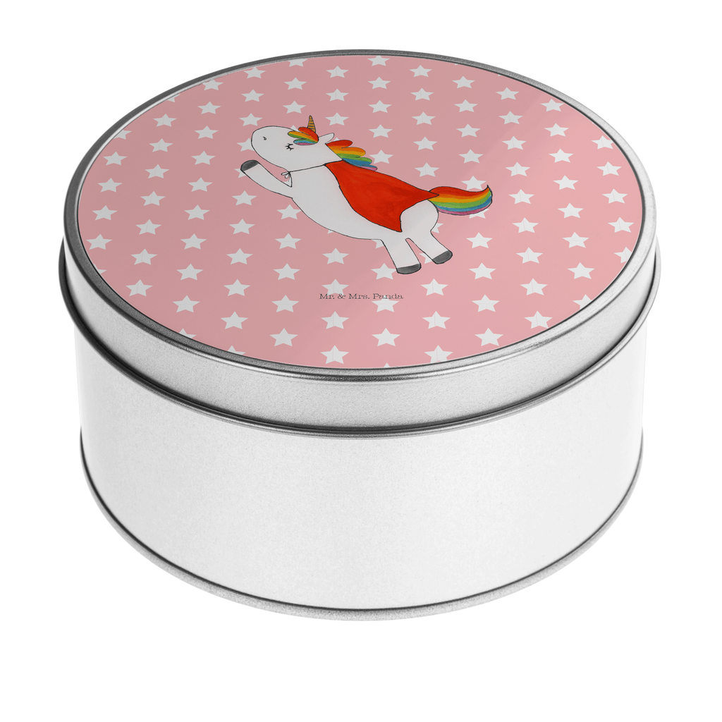 Blechdose rund Einhorn Super Metalldose, Keksdose, Dose, Vorratsdose, Geschenkbox, Einhorn, Einhörner, Einhorn Deko, Pegasus, Unicorn, Traummann, Superheld, Held, Freundin, Geschenk, Girl, Mädchen