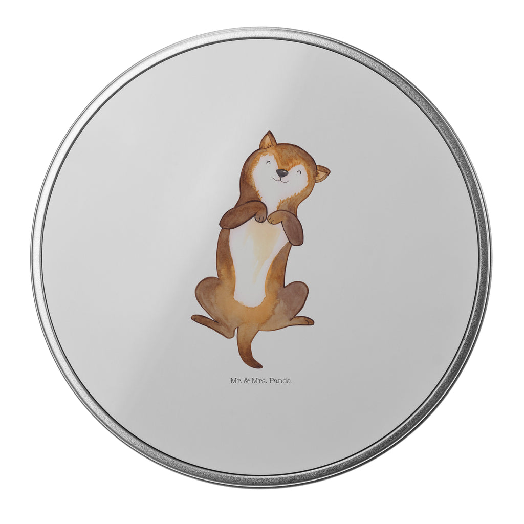 Blechdose rund Hund Bauchkraulen Metalldose, Keksdose, Dose, Vorratsdose, Geschenkbox, Hund, Hundemotiv, Haustier, Hunderasse, Tierliebhaber, Hundebesitzer, Sprüche, Hunde, Hundeliebe, Hundewelpe, Bauchkraulen