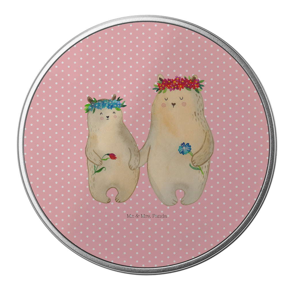 Blechdose rund Bären mit Blumenkranz Metalldose, Keksdose, Dose, Vorratsdose, Geschenkbox, Familie, Vatertag, Muttertag, Bruder, Schwester, Mama, Papa, Oma, Opa, Bär, Bären, Mutter, Mutti, Mami, Lieblingsmensch, Lieblingsmama, beste Mutter, weltbeste Mama, Geschenk Mama. Muttertag, Tochter, Kind, Kinder, Töchter, Family, Vorbild