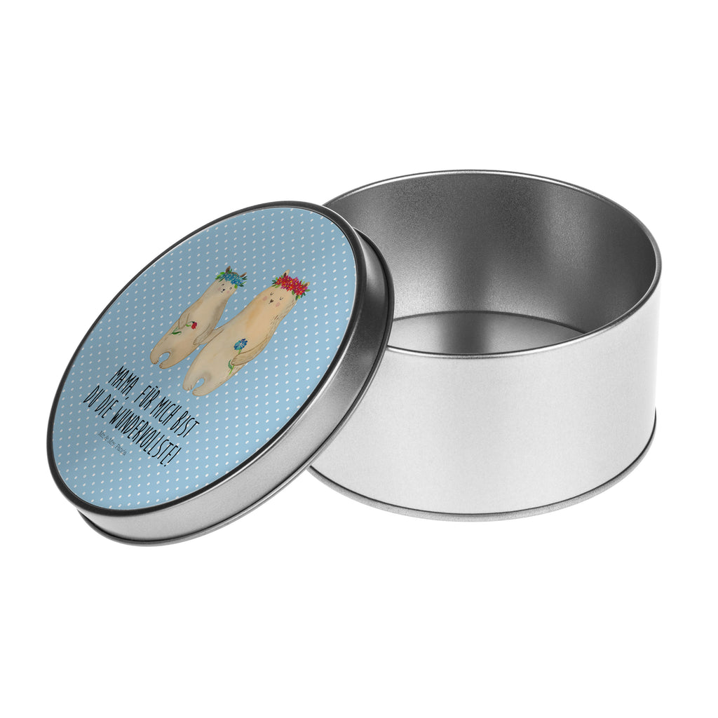 Blechdose rund Bären mit Blumenkranz Metalldose, Keksdose, Dose, Vorratsdose, Geschenkbox, Familie, Vatertag, Muttertag, Bruder, Schwester, Mama, Papa, Oma, Opa, Bär, Bären, Mutter, Mutti, Mami, Lieblingsmensch, Lieblingsmama, beste Mutter, weltbeste Mama, Geschenk Mama. Muttertag, Tochter, Kind, Kinder, Töchter, Family, Vorbild