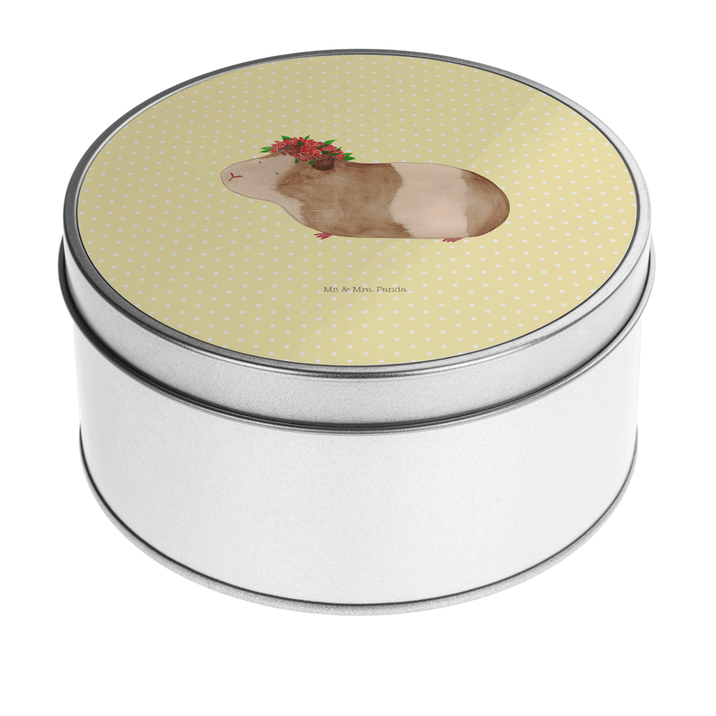 Blechdose rund Meerschweinchen weise Metalldose, Keksdose, Dose, Vorratsdose, Geschenkbox, Tiermotive, Gute Laune, lustige Sprüche, Tiere, Meerschweinchen, Meerie, Meeries, Wunder, Blumenkind, Realität, Spruch, Weisheit, Motivation, Wunderland