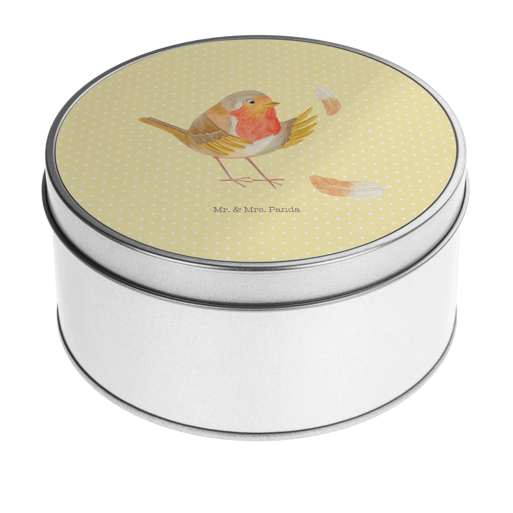 Blechdose rund Rotkehlchen mit Federn Metalldose, Keksdose, Dose, Vorratsdose, Geschenkbox, Tiermotive, Gute Laune, lustige Sprüche, Tiere, What if i fall, Rotkehlchen, Spruch Motivation, Spruch Mut, Vogel, Motivation Sprüche, Motivationsbilder, fliegen
