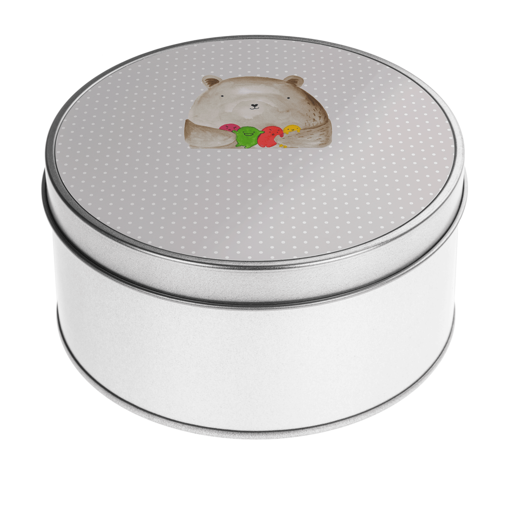 Blechdose rund Bär Gefühl Metalldose, Keksdose, Dose, Vorratsdose, Geschenkbox, Bär, Teddy, Teddybär, Wahnsinn, Verrückt, Durchgedreht