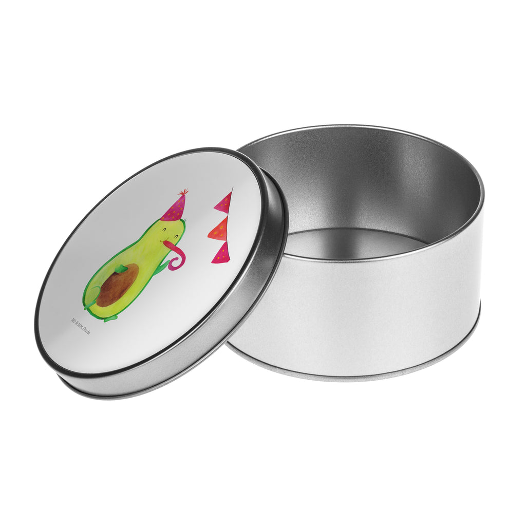 Blechdose rund Avocado Party Metalldose, Keksdose, Dose, Vorratsdose, Geschenkbox, Avocado, Veggie, Vegan, Gesund, Avocados, Party, Geburtstag, Geburtstagsfeier, Happy Birthday, Feier, Feierei, Lieblingstag, Prüfung, Abifeier, Abi, Bestanden, Jahrestag, Jubiläum, Firmenfeier, Klassenfeier, Schulabschluss, Abschluss