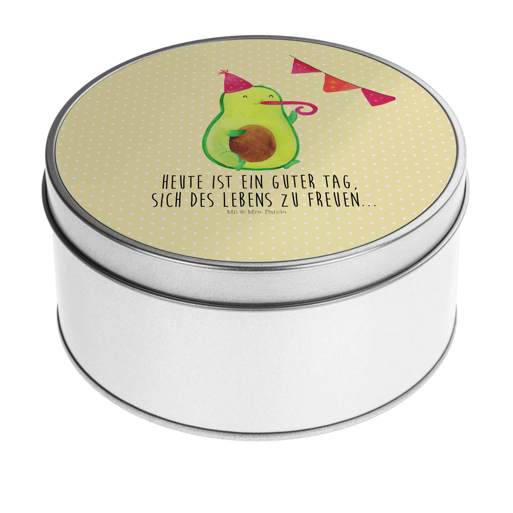 Blechdose rund Avocado Party Metalldose, Keksdose, Dose, Vorratsdose, Geschenkbox, Avocado, Veggie, Vegan, Gesund, Avocados, Party, Geburtstag, Geburtstagsfeier, Happy Birthday, Feier, Feierei, Lieblingstag, Prüfung, Abifeier, Abi, Bestanden, Jahrestag, Jubiläum, Firmenfeier, Klassenfeier, Schulabschluss, Abschluss