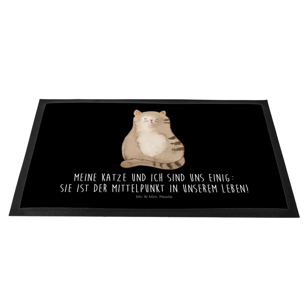 Fußmatte Katze sitzend Katzen, Katze, Kater, Mietze, Cat, Cats, Katzenhalter, Katzenbesitzerin, Haustier, Katzenliebe, Lebensinhalt, Liebe, Mittelpunkt, Familie Türvorleger, Schmutzmatte, Fußabtreter, Matte, Schmutzfänger, Fußabstreifer, Schmutzfangmatte, Türmatte, Motivfußmatte,  Haustürmatte, Vorleger  Katze, Katzenmotiv, Katzenfan, Katzendeko, Katzenfreund, Katzenliebhaber, Katzenprodukte, Katzenartikel, Katzenaccessoires, Katzensouvenirs, Katzenliebhaberprodukte, Katzenmotive