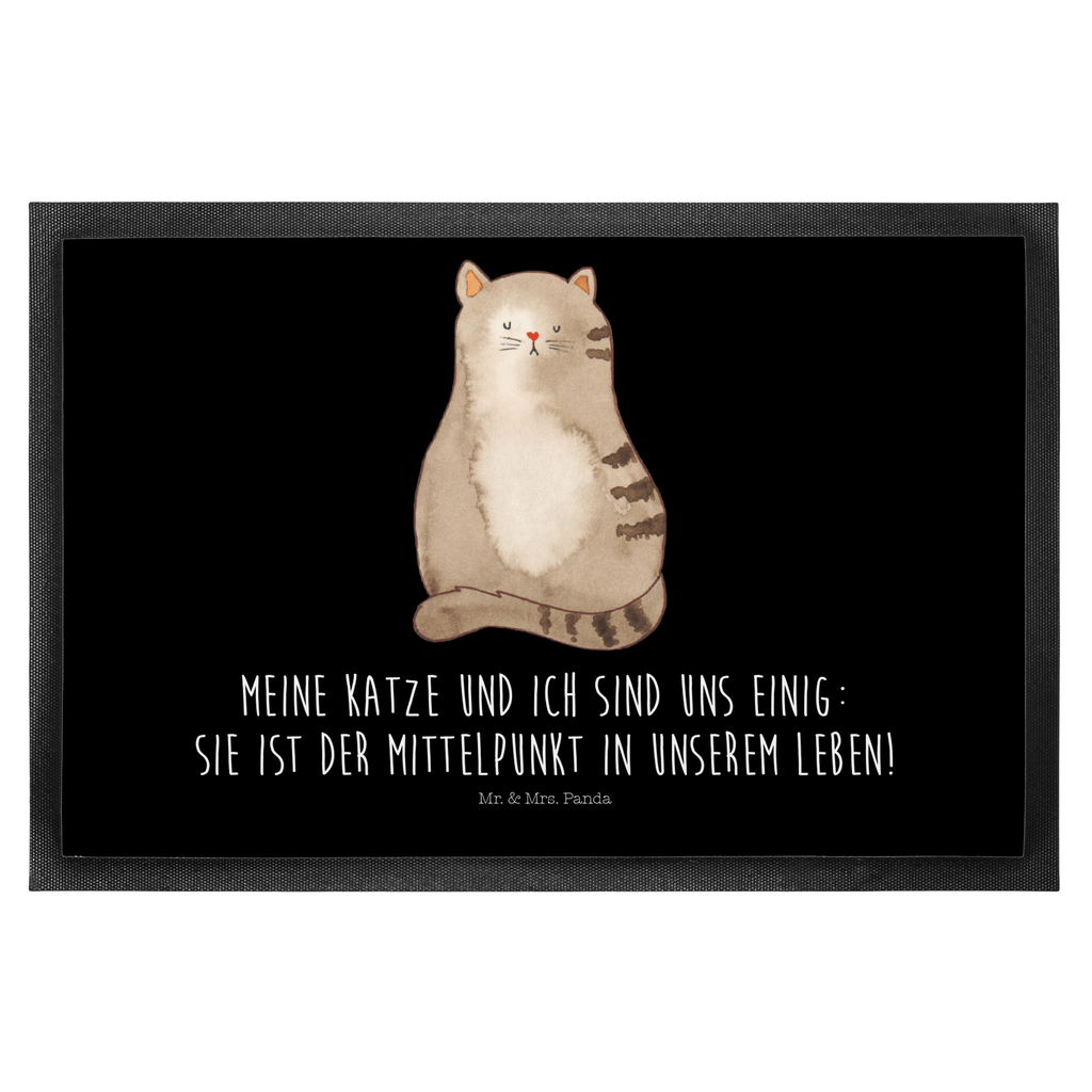 Fußmatte Katze sitzend Katzen, Katze, Kater, Mietze, Cat, Cats, Katzenhalter, Katzenbesitzerin, Haustier, Katzenliebe, Lebensinhalt, Liebe, Mittelpunkt, Familie Türvorleger, Schmutzmatte, Fußabtreter, Matte, Schmutzfänger, Fußabstreifer, Schmutzfangmatte, Türmatte, Motivfußmatte,  Haustürmatte, Vorleger  Katze, Katzenmotiv, Katzenfan, Katzendeko, Katzenfreund, Katzenliebhaber, Katzenprodukte, Katzenartikel, Katzenaccessoires, Katzensouvenirs, Katzenliebhaberprodukte, Katzenmotive