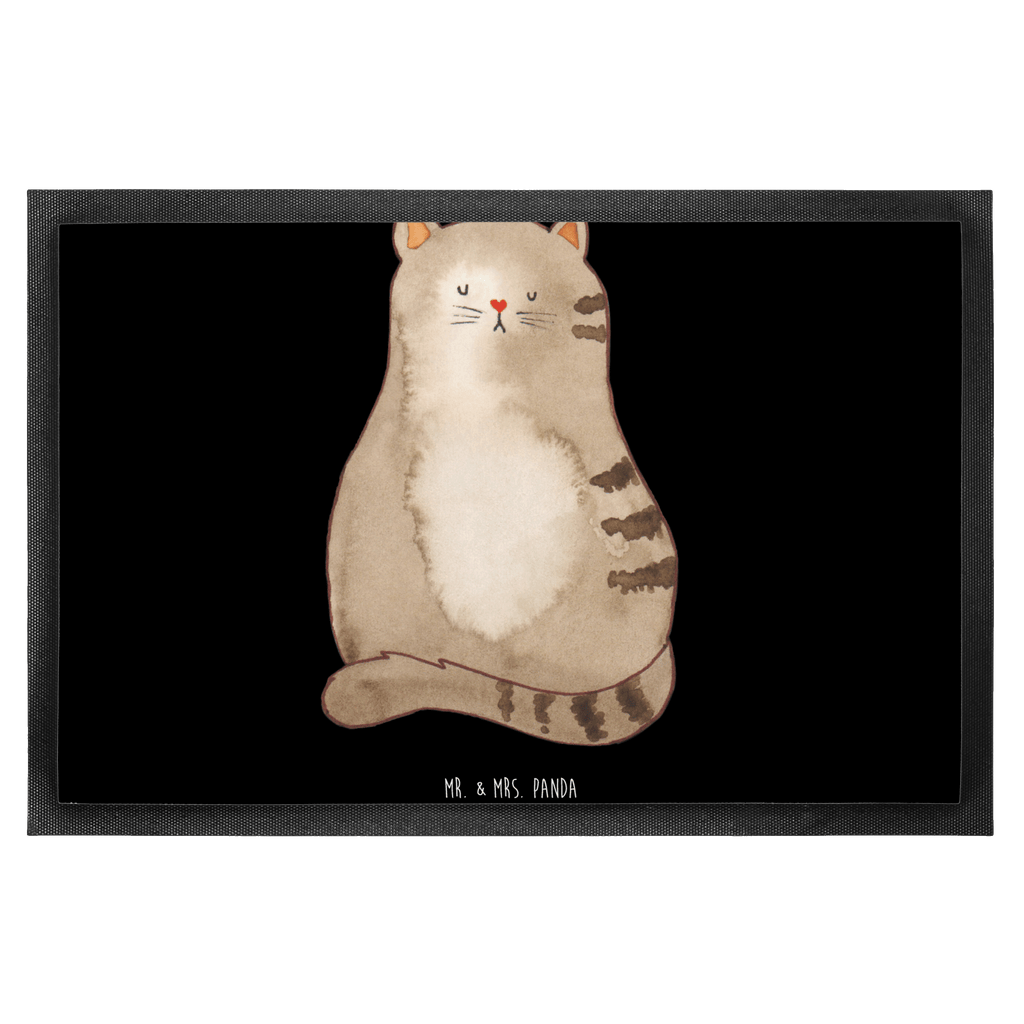 Fußmatte Katze sitzend Katzen, Katze, Kater, Mietze, Cat, Cats, Katzenhalter, Katzenbesitzerin, Haustier, Katzenliebe, Lebensinhalt, Liebe, Mittelpunkt, Familie Türvorleger, Schmutzmatte, Fußabtreter, Matte, Schmutzfänger, Fußabstreifer, Schmutzfangmatte, Türmatte, Motivfußmatte,  Haustürmatte, Vorleger  Katze, Katzenmotiv, Katzenfan, Katzendeko, Katzenfreund, Katzenliebhaber, Katzenprodukte, Katzenartikel, Katzenaccessoires, Katzensouvenirs, Katzenliebhaberprodukte, Katzenmotive